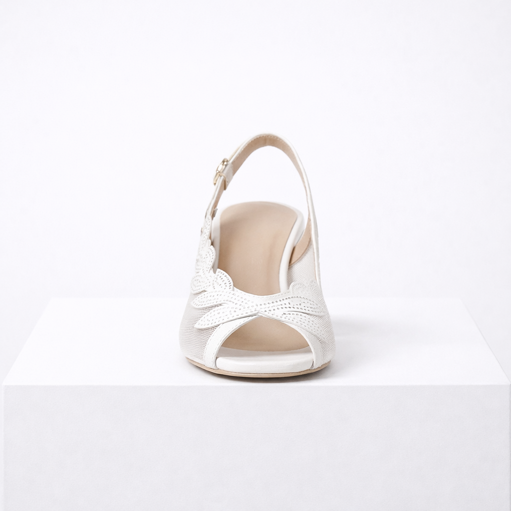 Women's slingback heels with a cushioned insole and feminine silhouette