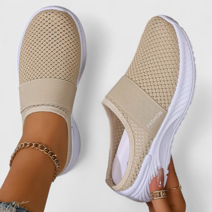 Comfortable everyday slip-on shoes shown in several colours