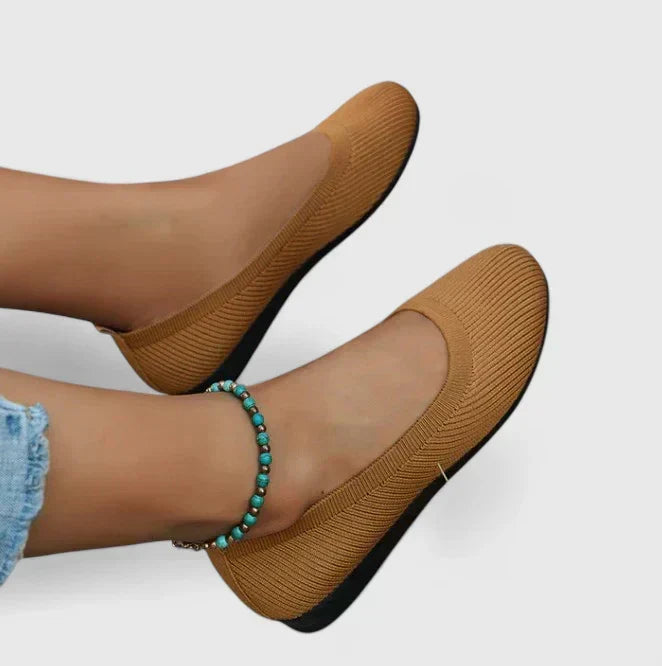 Women's versatile comfort slip-on shoes shown in multiple colours