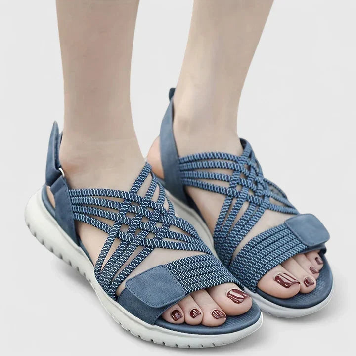 Sharra | Wide-Toe Adjustable Strap Sandals