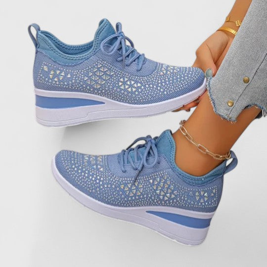 Poppy signature everyday sneakers shown in a range of colours