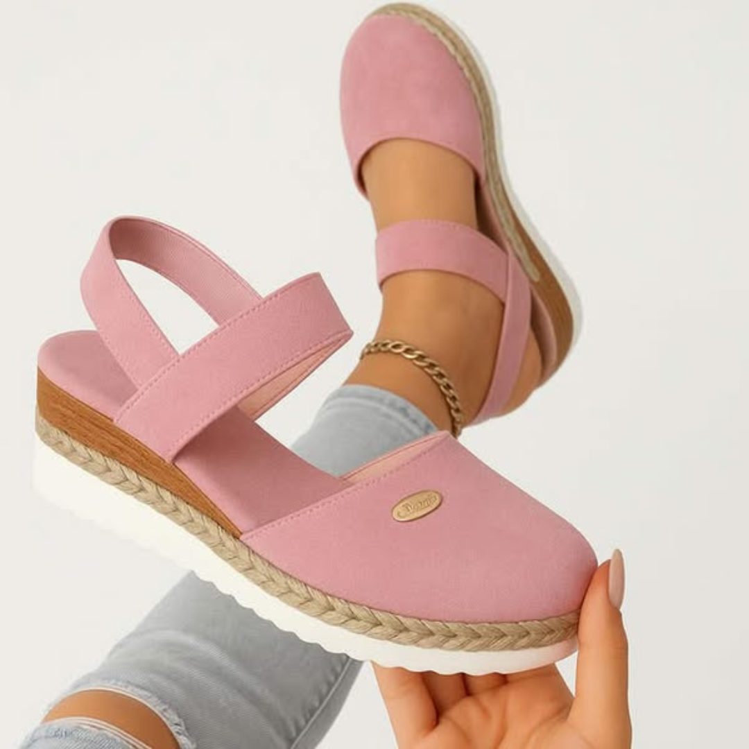 Antonia | Ventilated Platform Sandals with Gel Sole