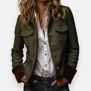 Margaret refined classic tailored jacket shown from the front