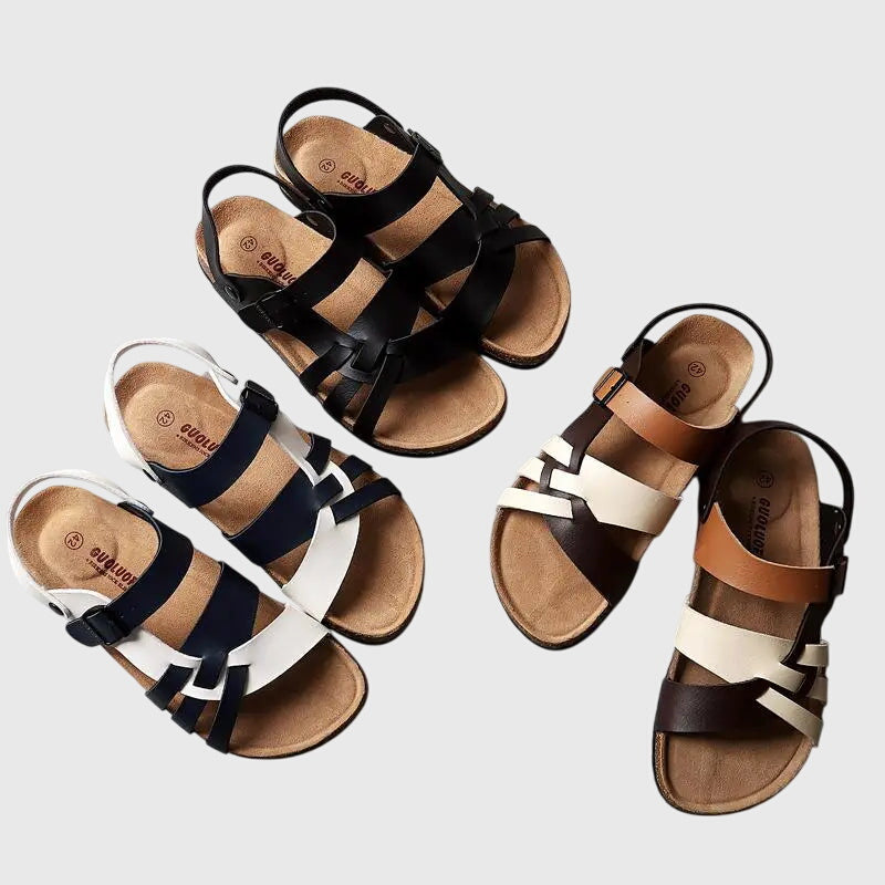 Nora | Adjustable Strap Cushioned Summer Sandals