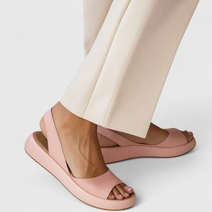 Emrynn | Slip-On Back Strap Summer Sandals