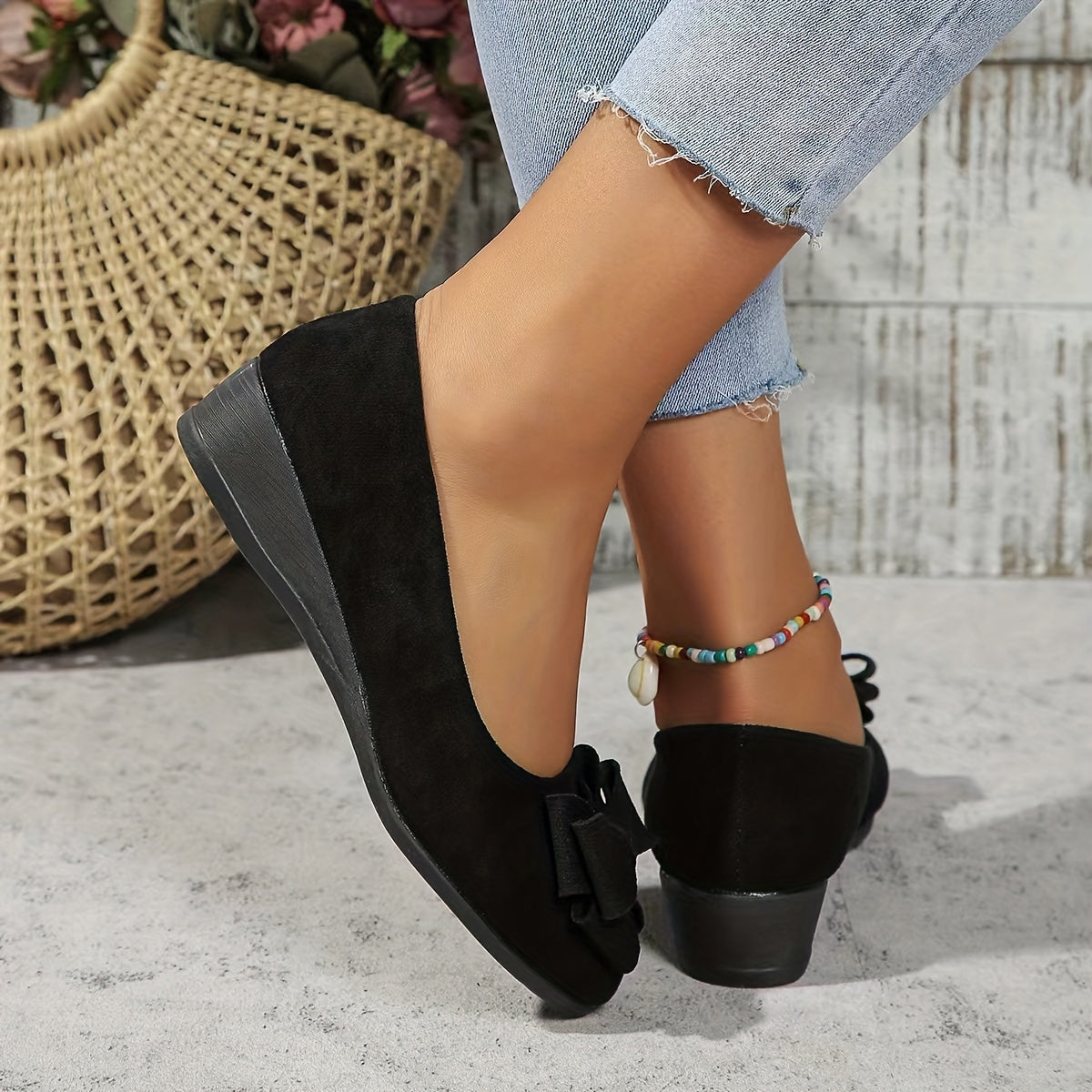 Comfortable everyday women's flat shoes shown in multiple colours