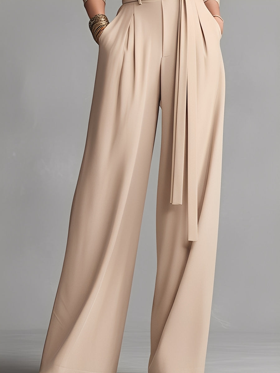 Blake neutral cotton blend knit set, coordinated top and bottom in a soft neutral shade