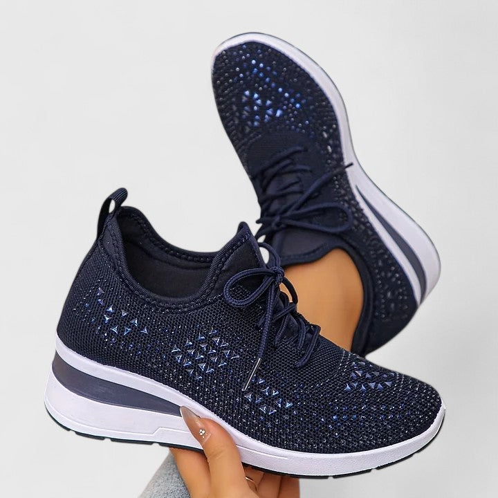 Versatile slip-on comfort shoes for women shown in a soft neutral shade