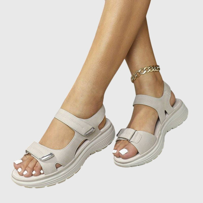 Casey | Adjustable Velcro Strap Sandals