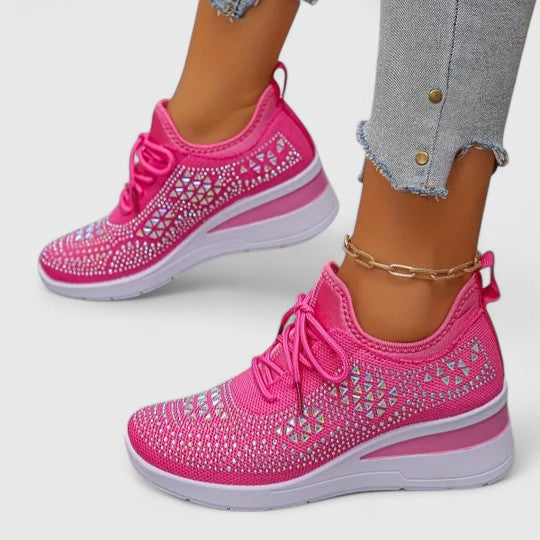 Poppy signature everyday sneakers shown in a range of colours