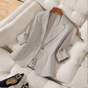 Gillian classy button front long sleeve coat in khaki, styled for everyday wear