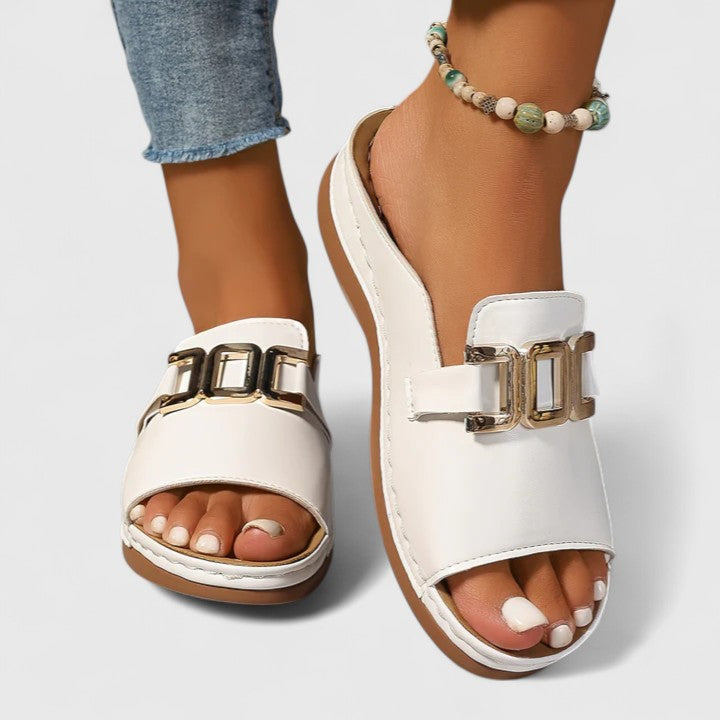 Sharpay | Non-Slip Sole Sandals with Secure Heel