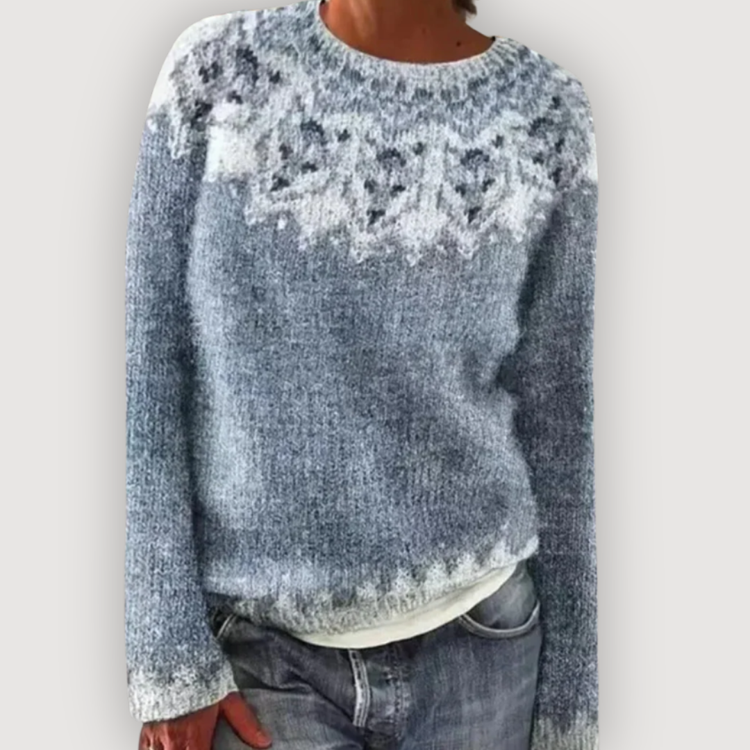 Lucy soft sheep knit jumper shown in multiple colours