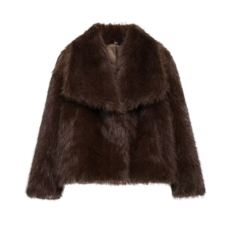 Naomi tailored statement coat shown in neutral tones, styled for everyday wear