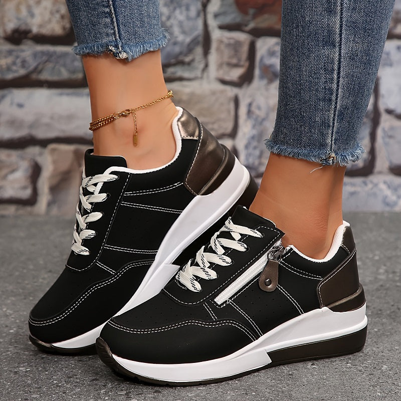 Matilda orthopedic balance sneakers shown in blue, black and grey