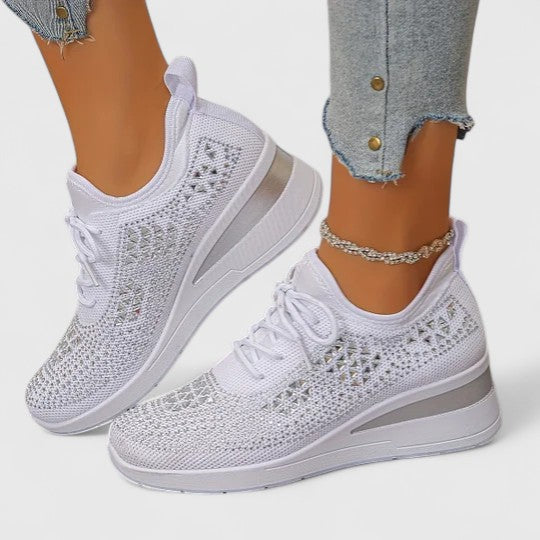 Poppy signature everyday sneakers shown in a range of colours