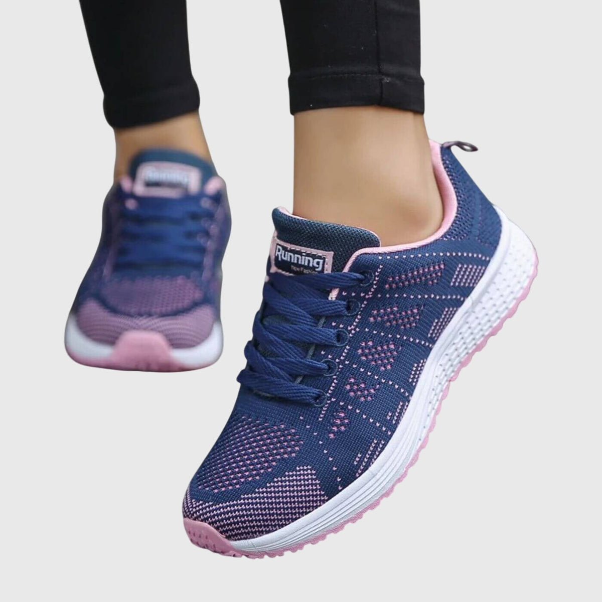 Betta comfortable slip-on sneakers shown in white and black colourways