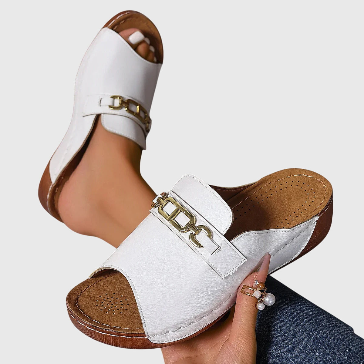 Kimberly | Lightweight Contoured Slip-On Sandals