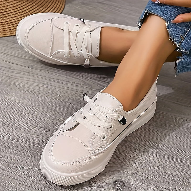 Saskia orthopedic comfort sneakers shown in white, beige and black