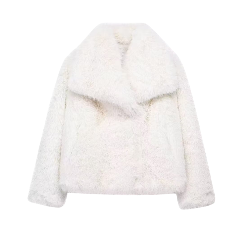 Naomi tailored statement coat shown in neutral tones, styled for everyday wear