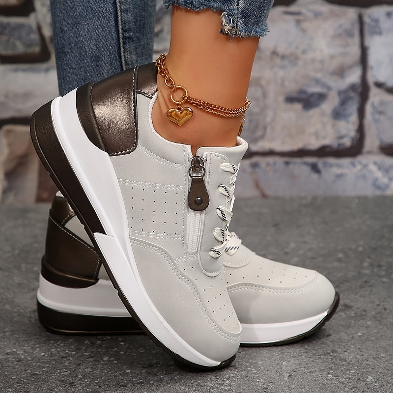 Matilda orthopedic balance sneakers shown in blue, black and grey