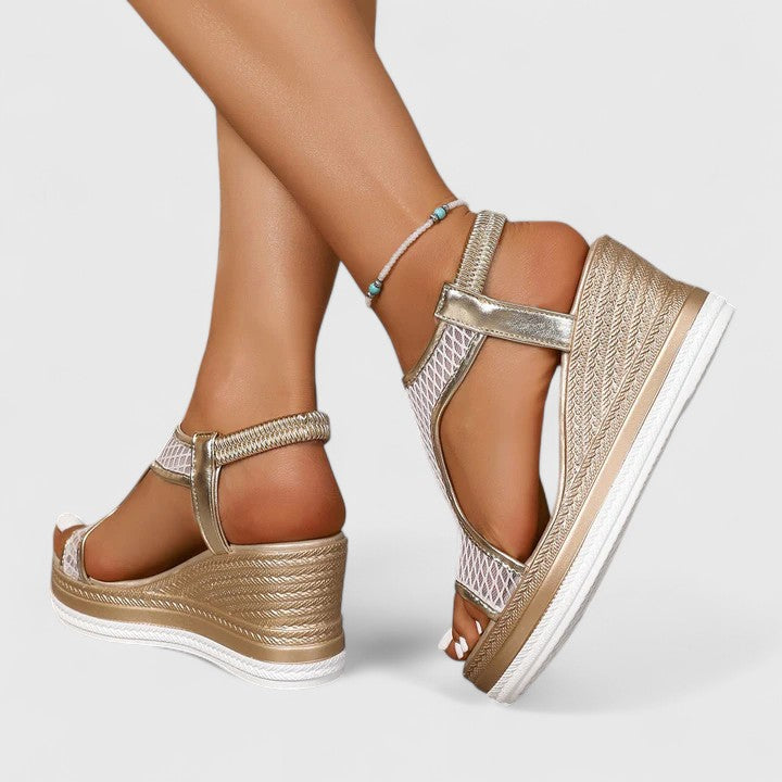 Tatyanna | Gel-Cushioned 4 cm Thick-Sole Sandals