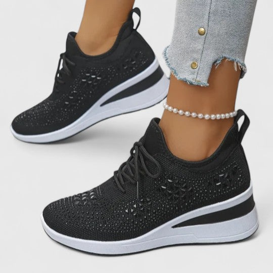 Poppy signature everyday sneakers shown in a range of colours