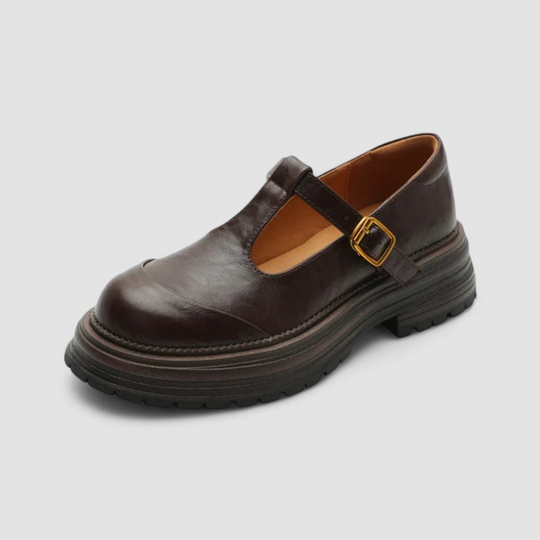 Comfortable slip-on everyday shoes shown in brown and black