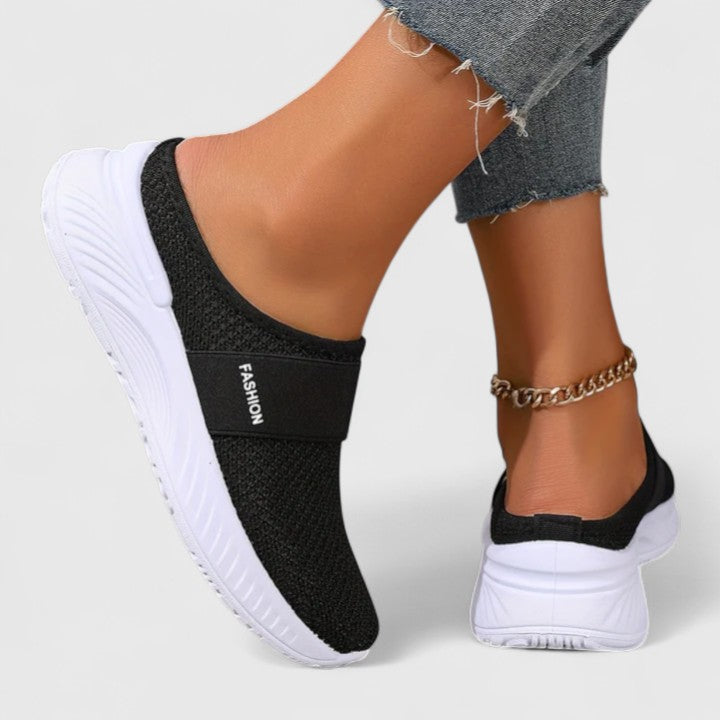 Comfortable everyday slip-on shoes shown in several colours