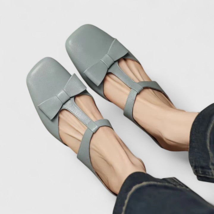 Ellery | Square Toe Slip-On Sandals