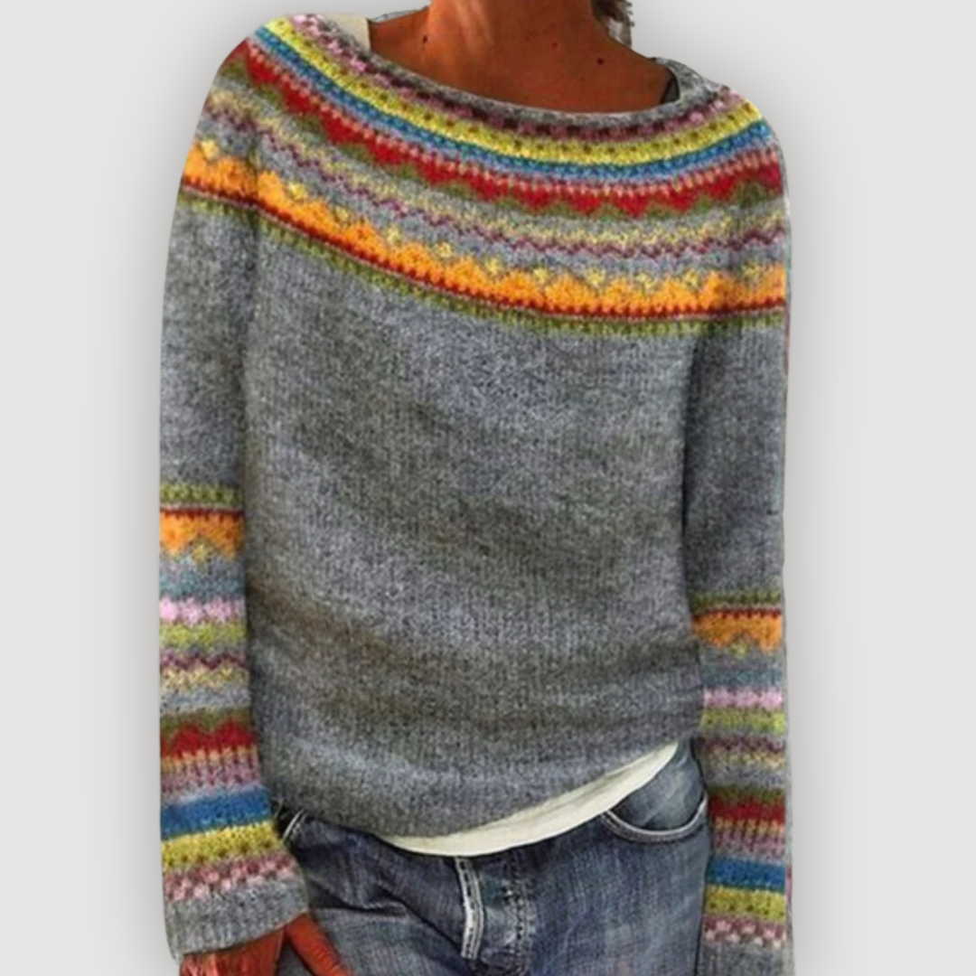 Lucy soft sheep knit jumper shown in multiple colours