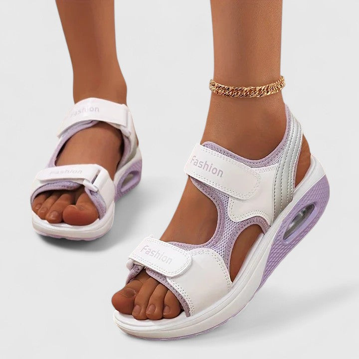 Rhea | Wide Toe Box Sandals with Cushioned Insoles