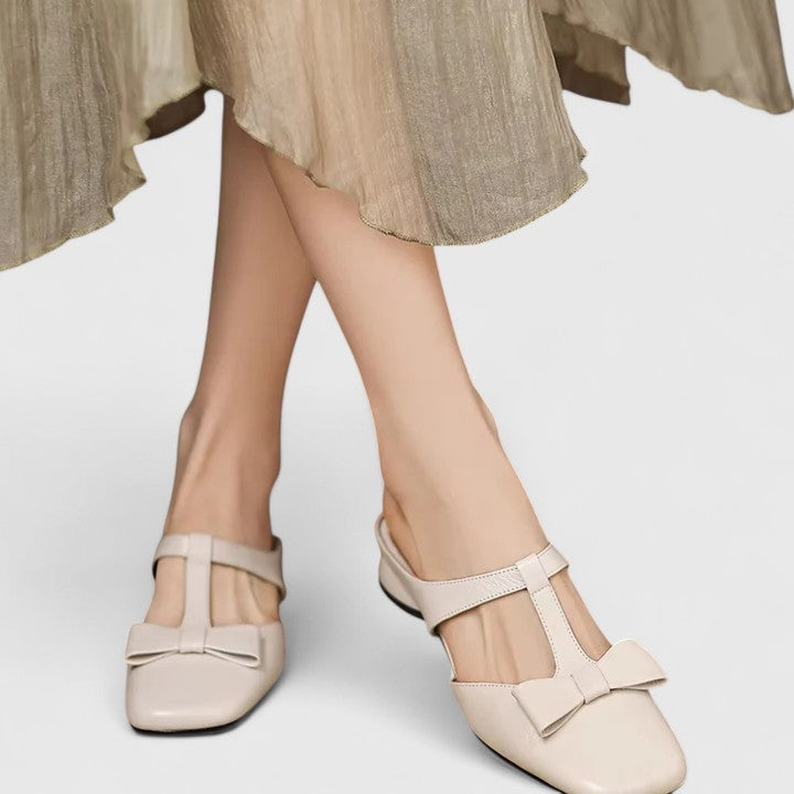 Ellery | Square Toe Slip-On Sandals