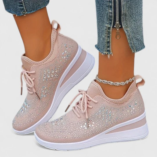 Poppy signature everyday sneakers shown in a range of colours