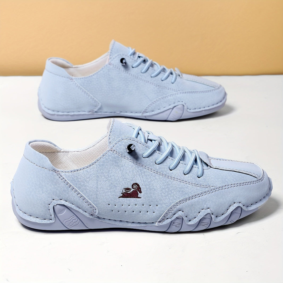 Women's cushioned lace-up comfort sneakers shown in several colours