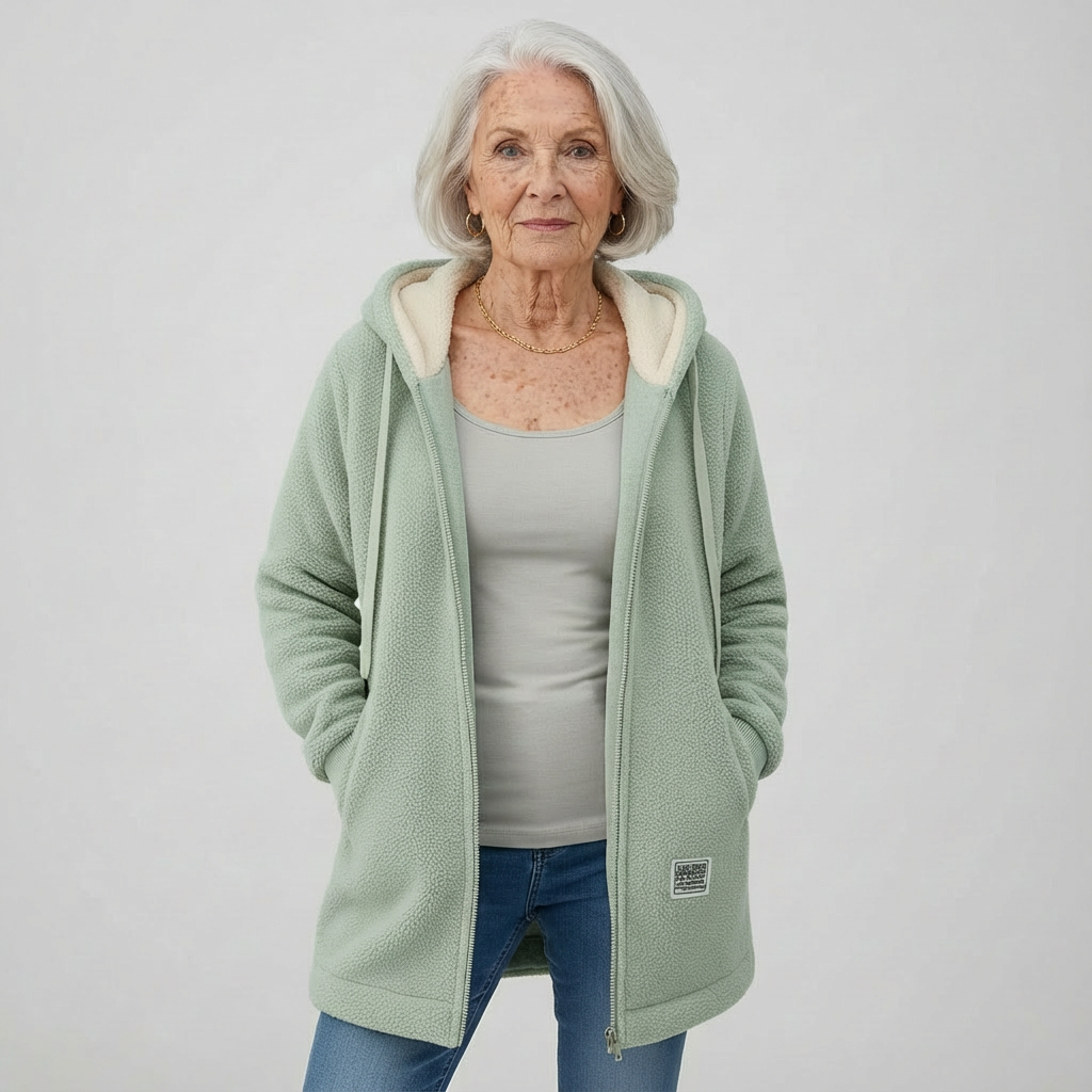 Lenora everyday cozy comfort jacket for women in a relaxed, soft fit