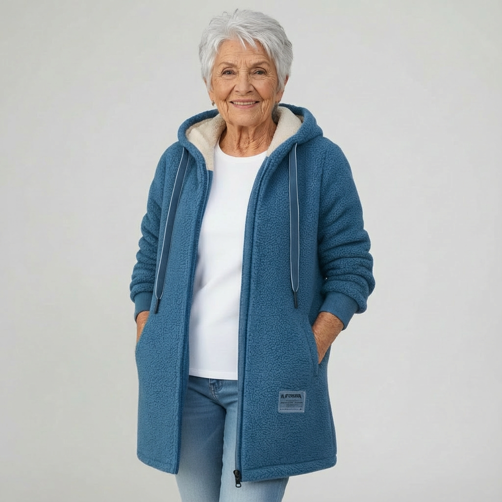 Lenora everyday cozy comfort jacket for women in a relaxed, soft fit