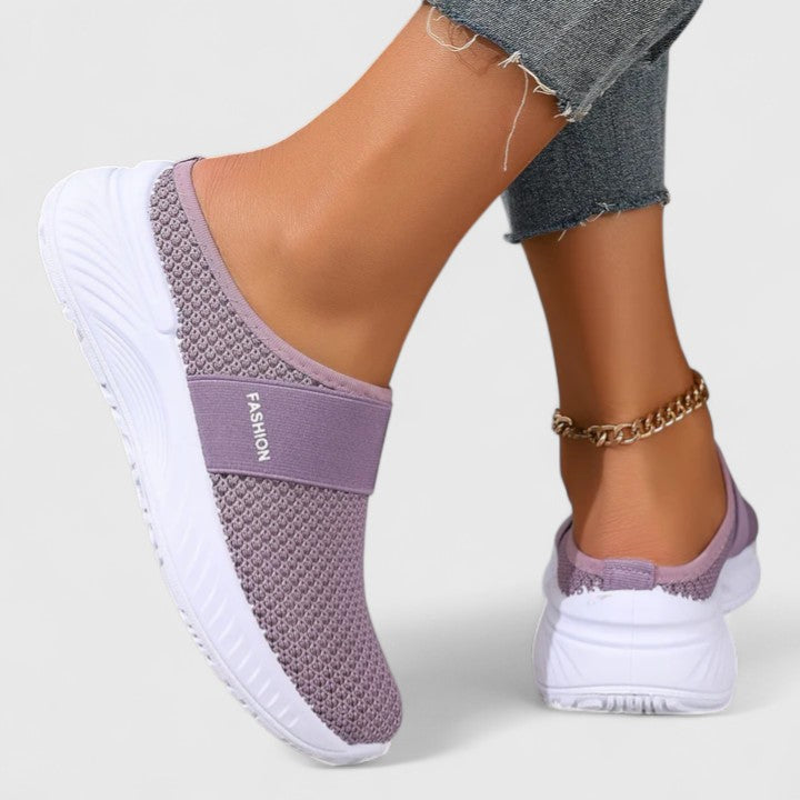Comfortable everyday slip-on shoes shown in several colours