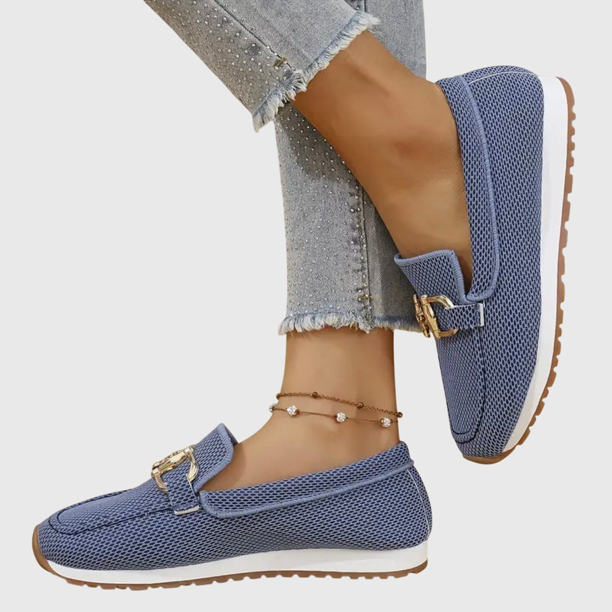 Susie classic slip-on loafers for women shown in neutral tones