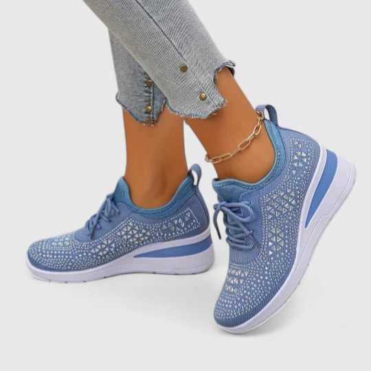 Poppy signature everyday sneakers shown in a range of colours