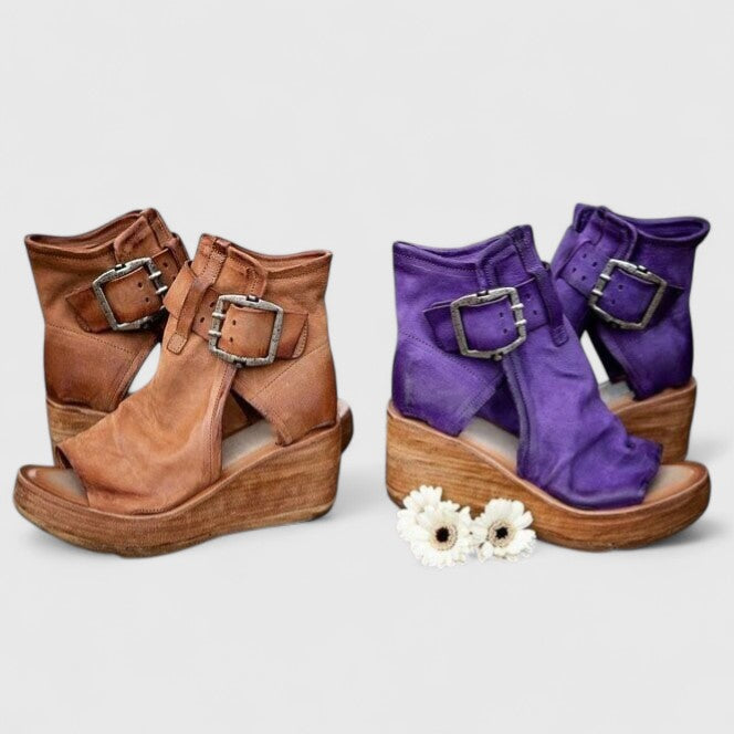 Jess | Cushioned Wedge Sandals for Long Walks