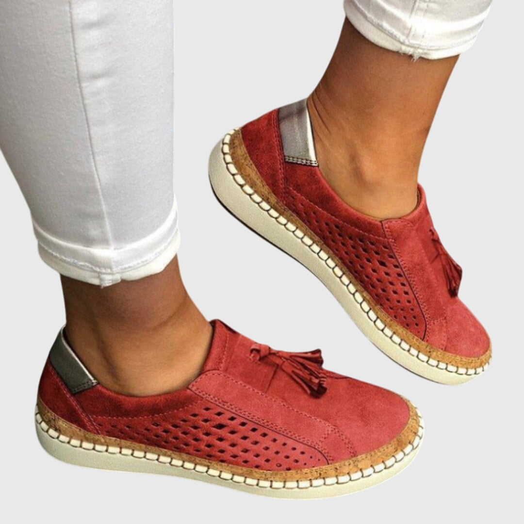 Piper comfortable slip-on shoes shown in several colours for everyday wear