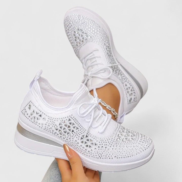 Versatile slip-on comfort shoes for women shown in a soft neutral shade