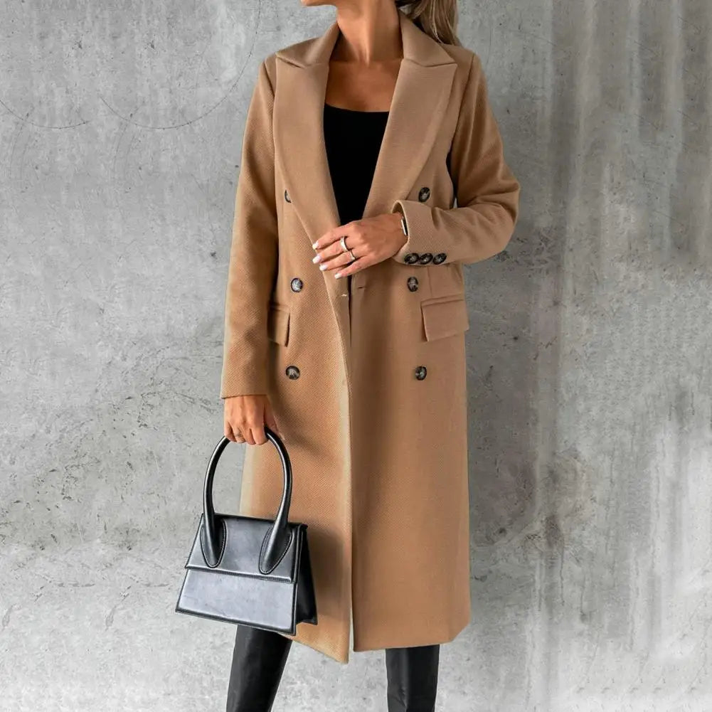 Alexa tailored wool trench coat shown in several colours, styled for everyday wear