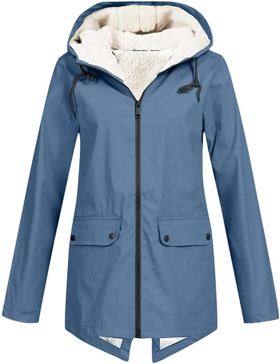 Amelia soft fleece hoodie shown in a relaxed casual fit and neutral colour