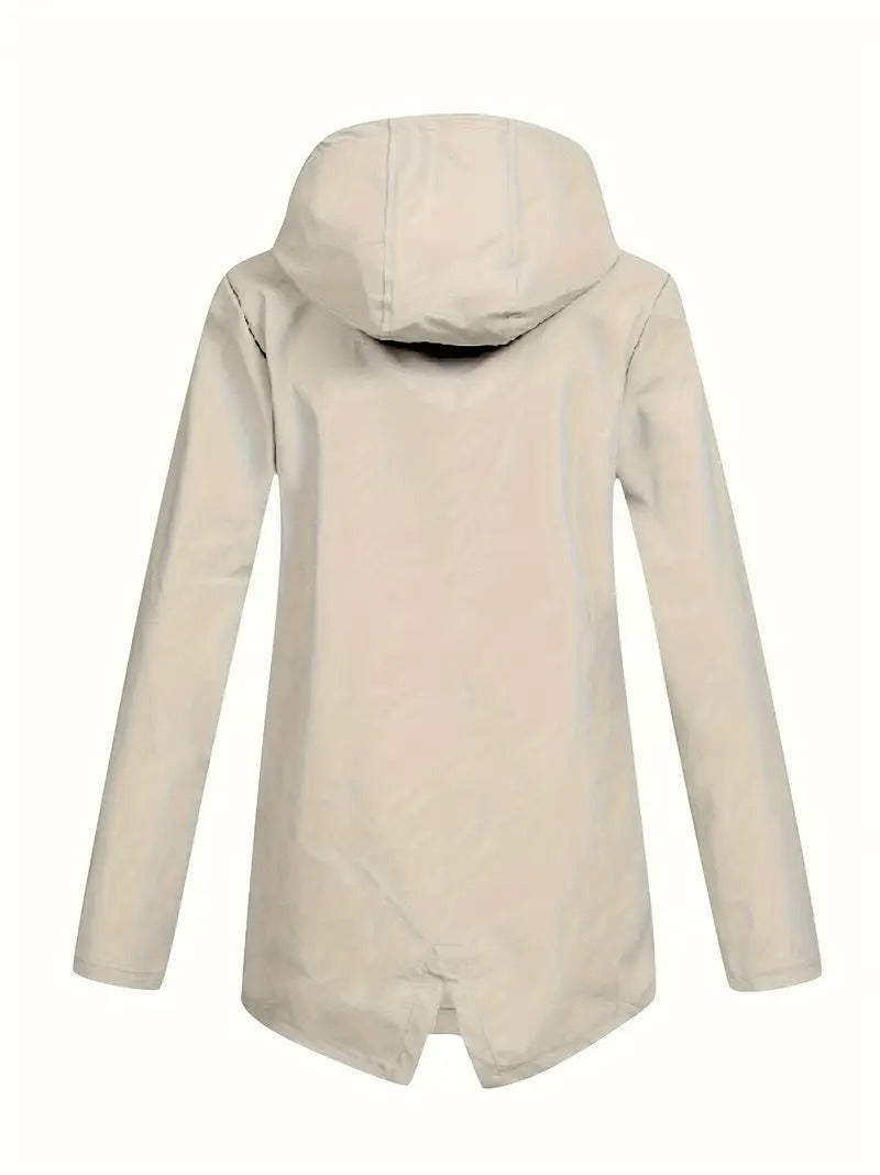 Amelia soft fleece hoodie shown in a relaxed casual fit and neutral colour