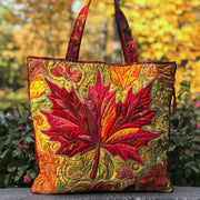 Handmade artisan bag in warm maple sunset tones, shown for everyday carry
