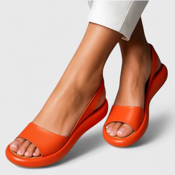 Emrynn | Slip-On Back Strap Summer Sandals
