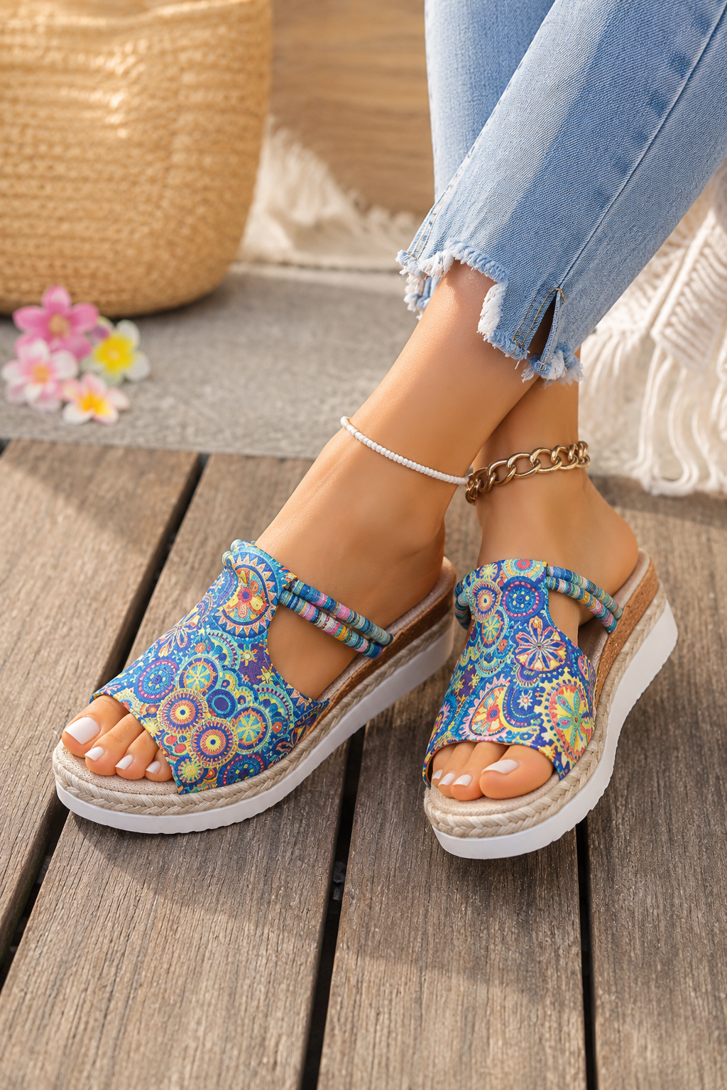 Mira | Summer Wedge Sandals