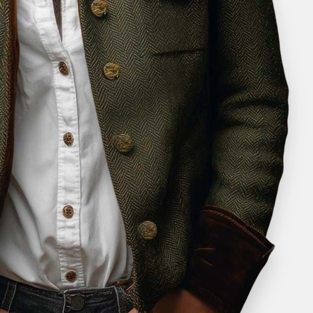 Margaret refined classic tailored jacket shown from the front